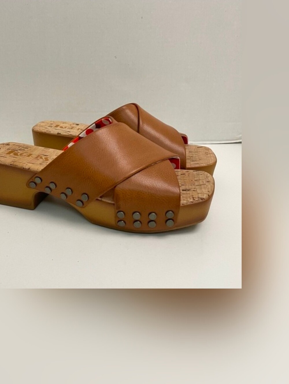 Kork Ease Korks Draya Leather Platforms With Studs